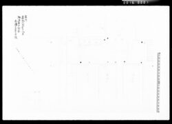 [増上寺裏門図面 八月御法事中勤番三浦志摩守様] / Document of Komeya Tanaka family image