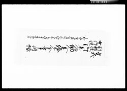 定式別勅使女御使御参向働人足給士人下方申附帳 / Document of Komeya Tanaka family image